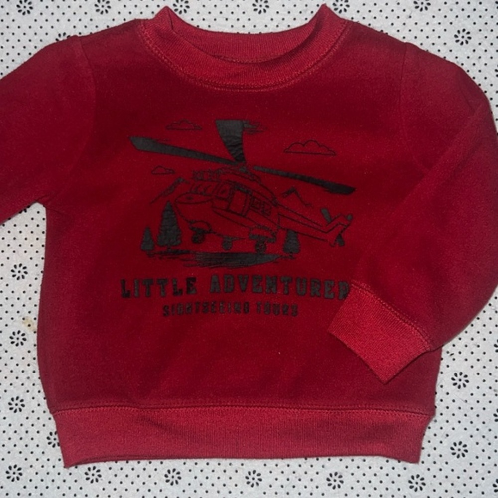 🛍 CUTE LITTLE BOYS SWEATSHIRT SIZE 9 MONTHS